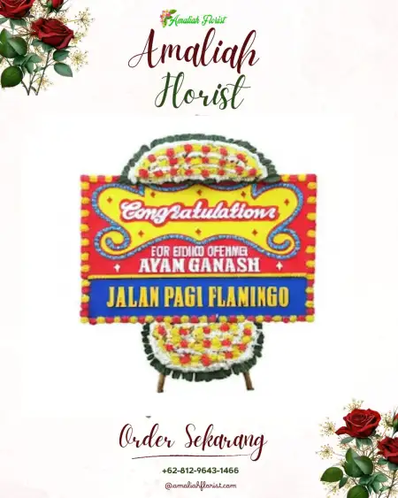 Sewa Papan Bunga Pasir Kembang