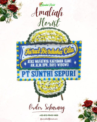 Papan Bunga Duka di Pasir Kembang