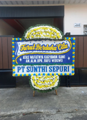 Papan Bunga Duka di Pasir Kembang