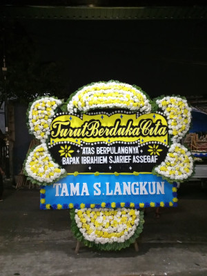 Papan Bunga Duka di Pasir Kembang